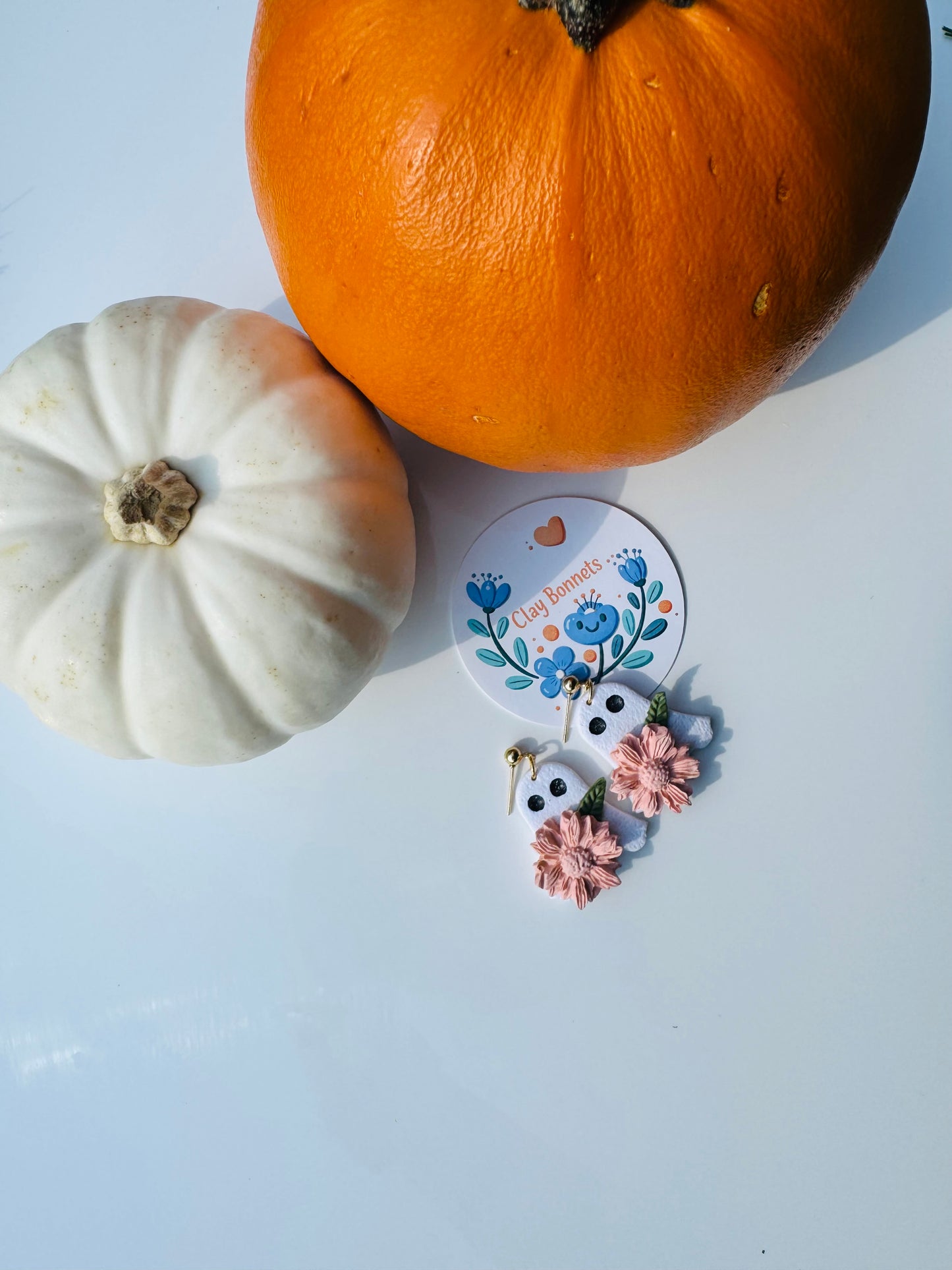 Ghosts with a flower