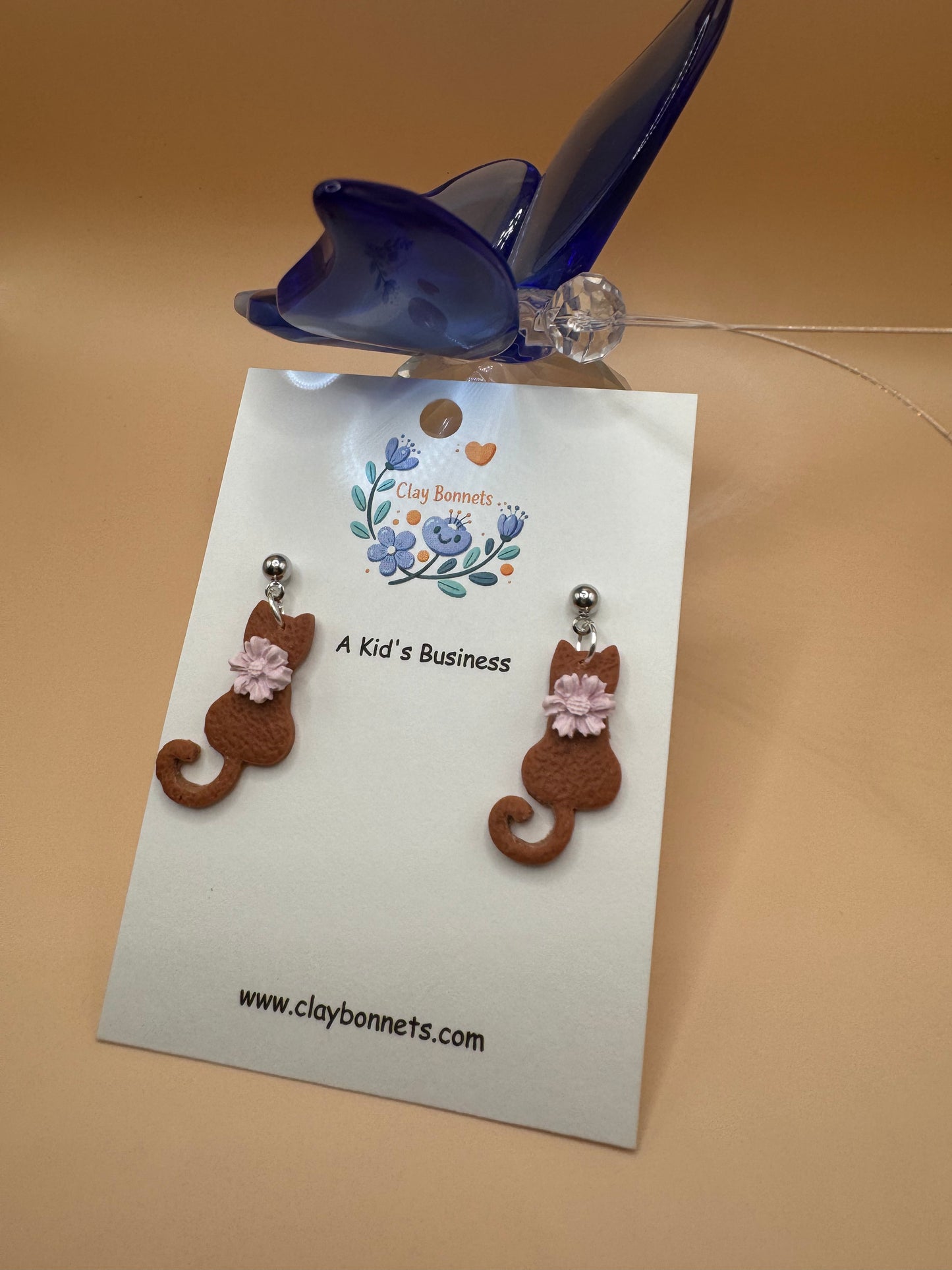 Purr-fectly Sweet Cat Earrings! πΎπΈ