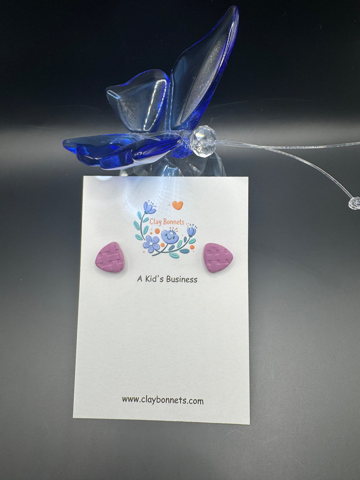 Mauve Weave Triangles