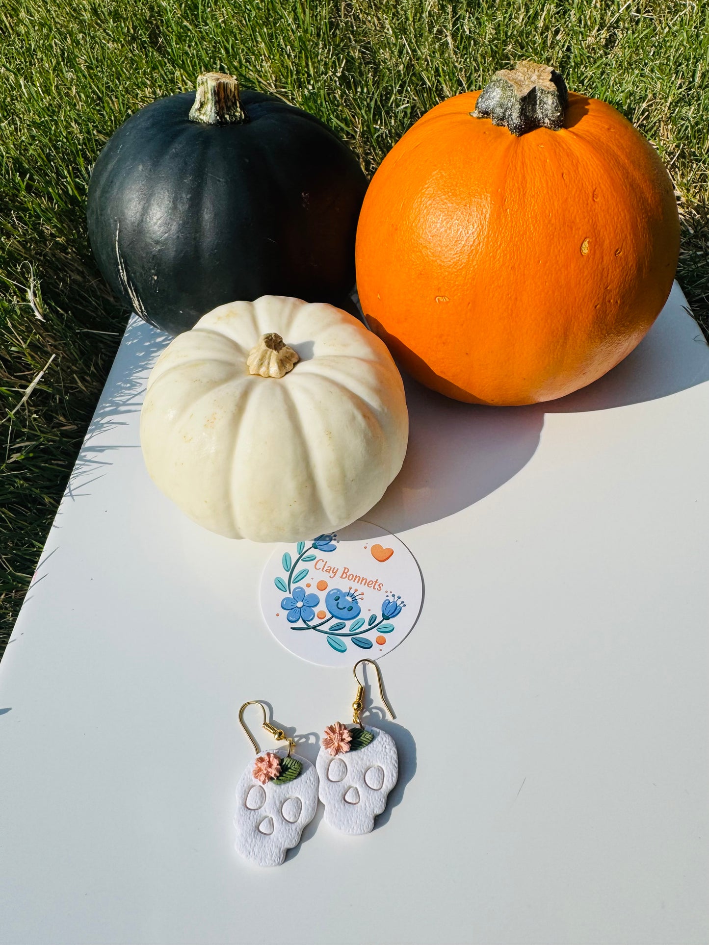 Ghosts with a flower