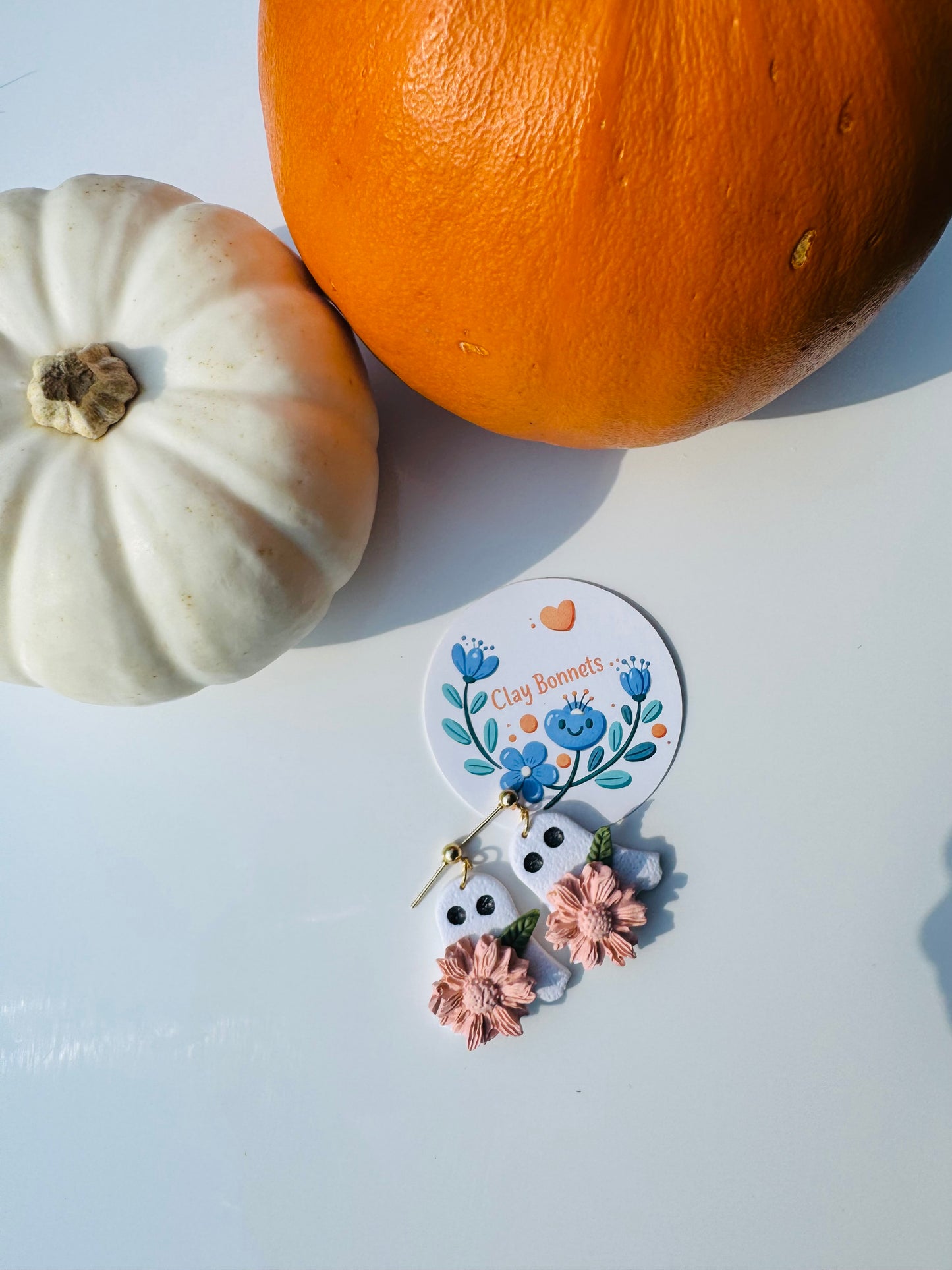 Ghosts with a flower