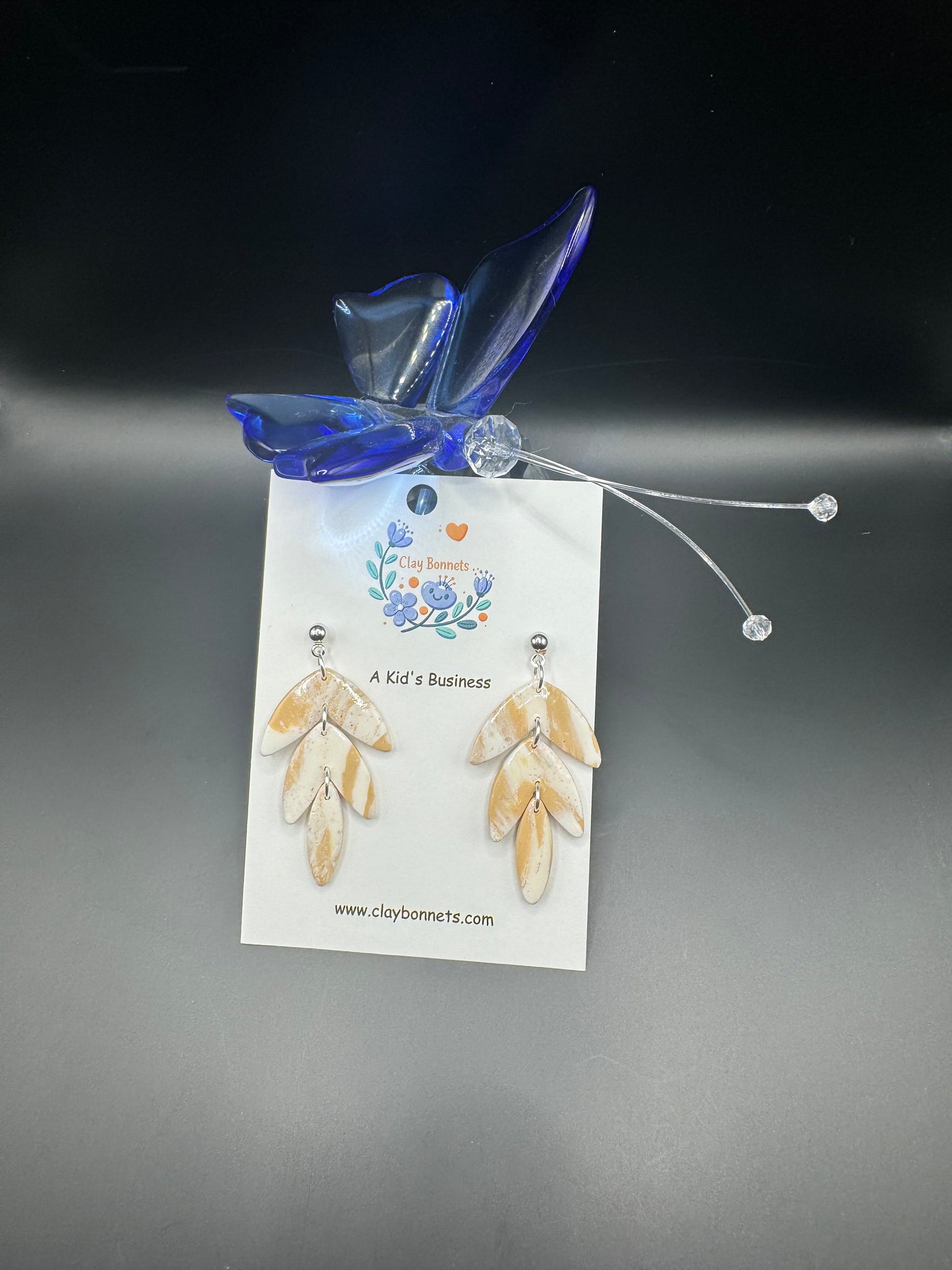 Sandstone Marble Statement Earrings