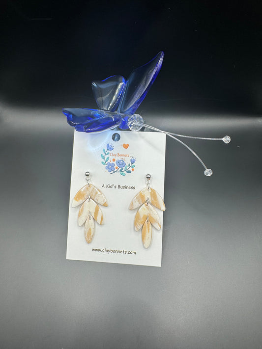 Sandstone Marble Statement Earrings