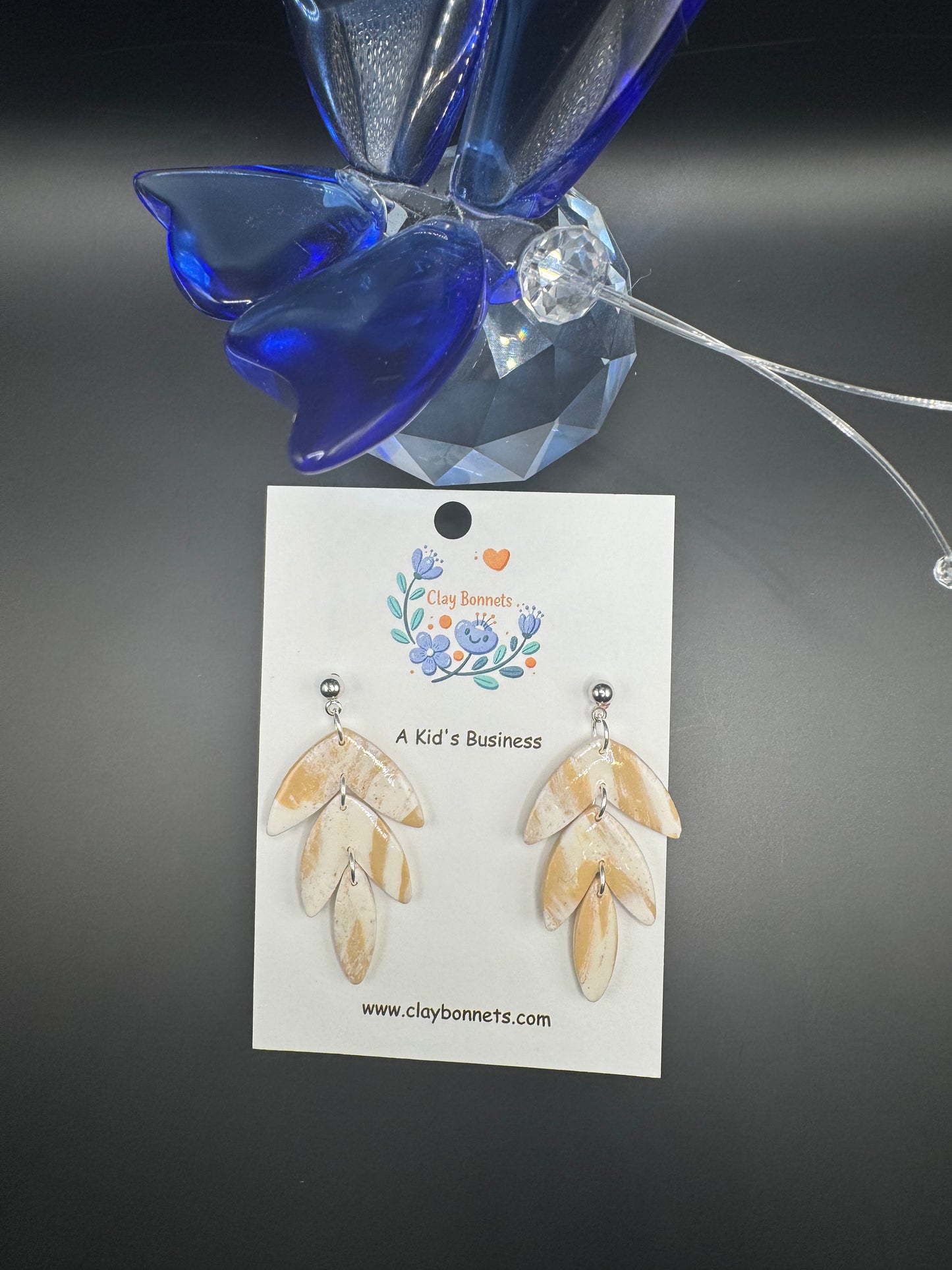 Sandstone Marble Statement Earrings