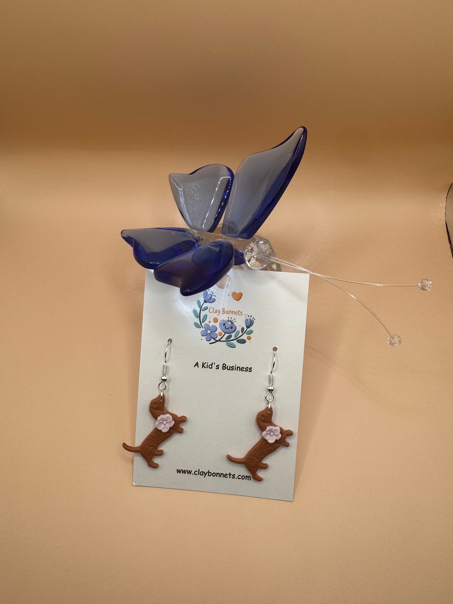 Dachshund with a Flower