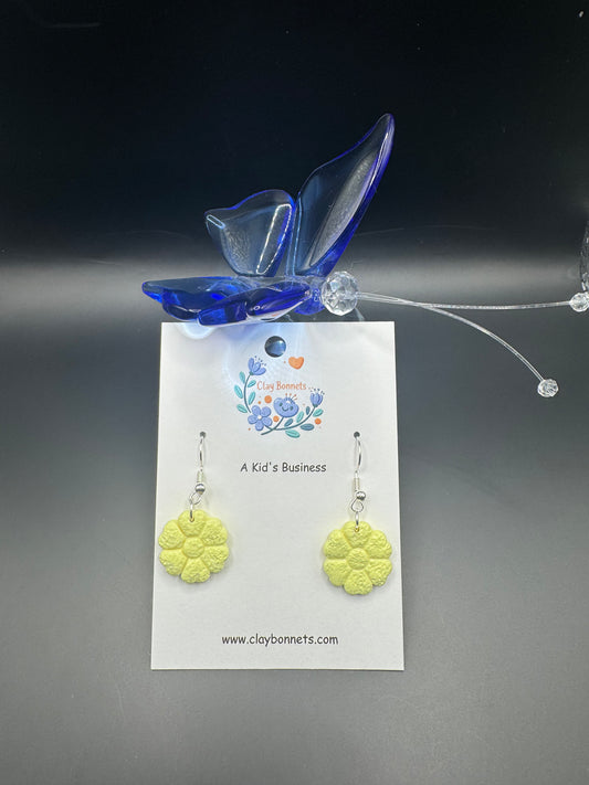 Yellow Textured Florals