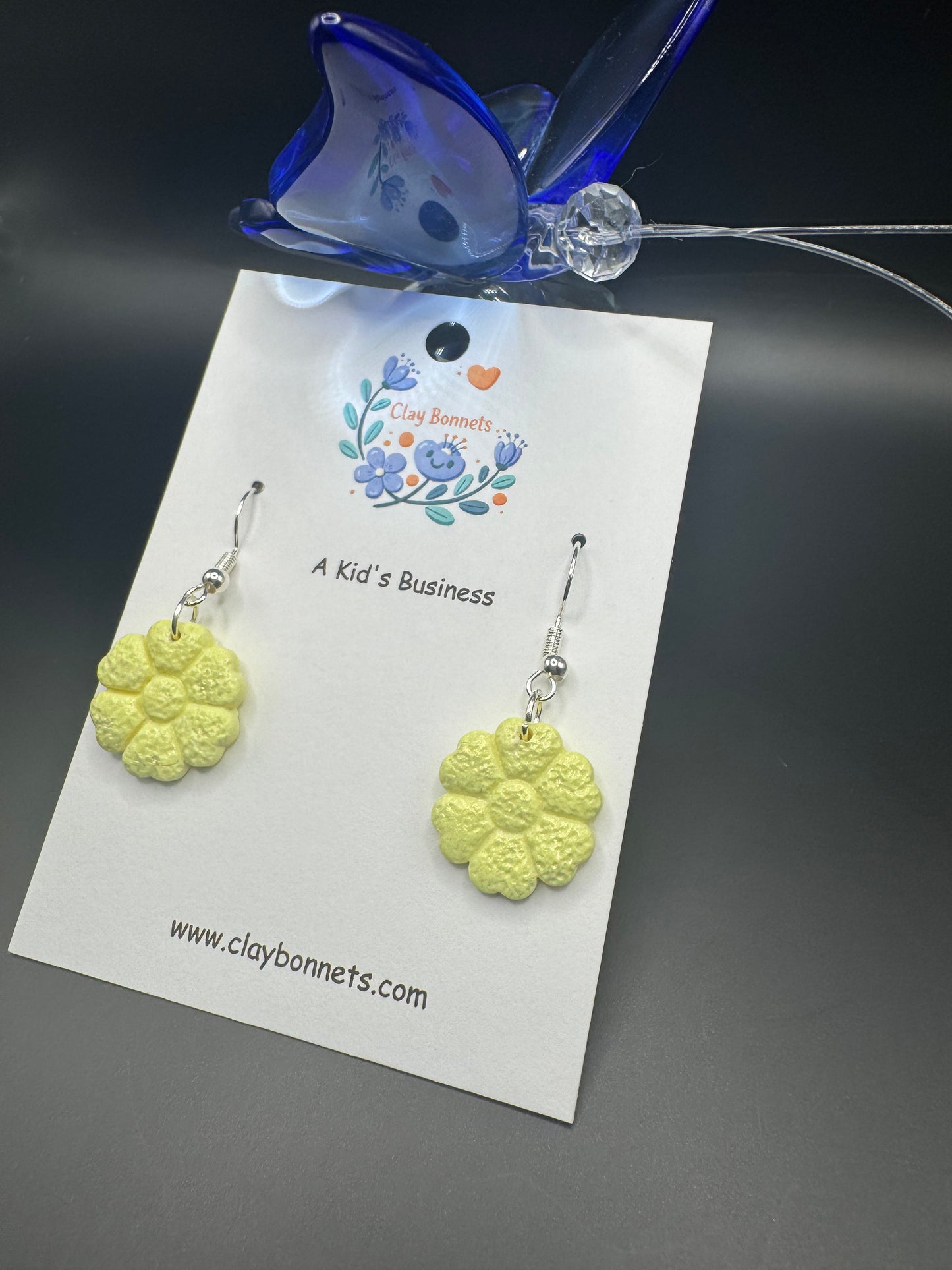 Yellow Textured Florals