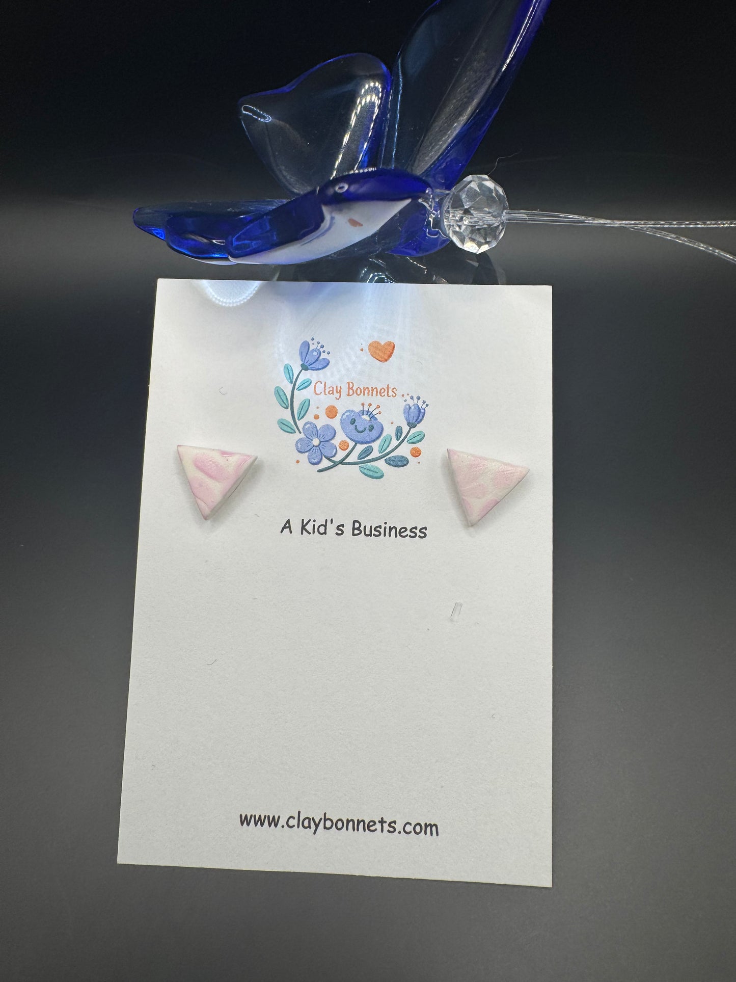 Whisper Pink Triangles