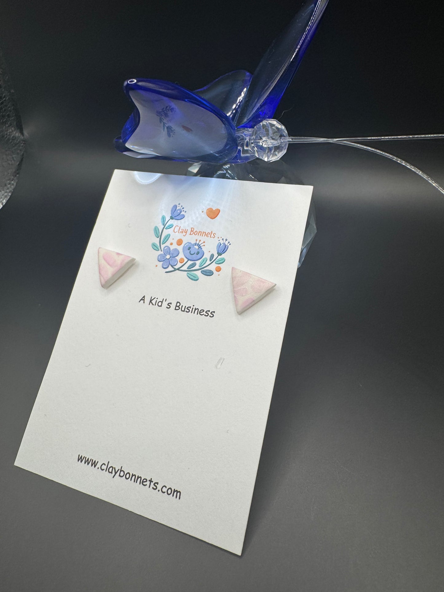 Whisper Pink Triangles