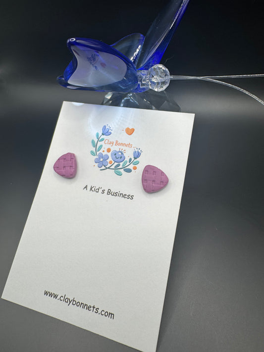 Mauve Weave Triangles